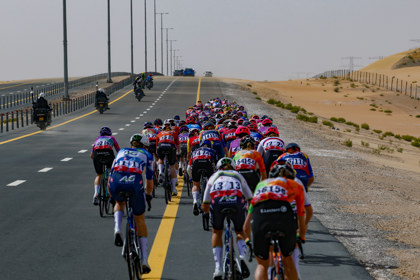 Stage 2 of UAE Tour Womens 