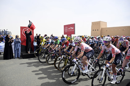 Stage 2 of UAE Tour Womens 